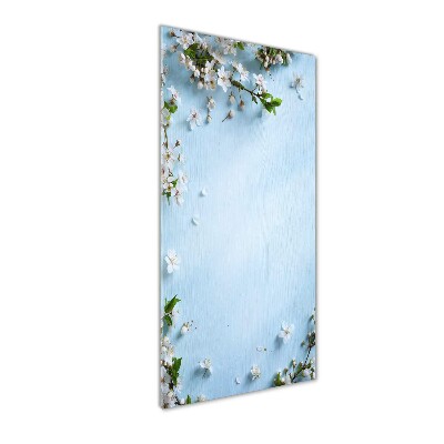 Photo printed on glass Cherry blossoms