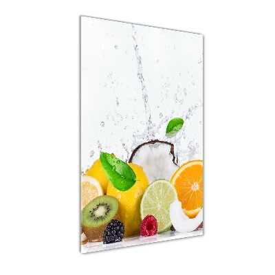 Glass wall art Fruit