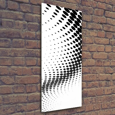 Print on a a glass Geometric background