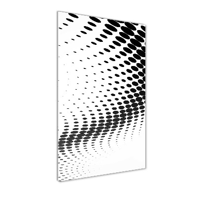 Print on a a glass Geometric background