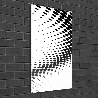 Print on a a glass Geometric background