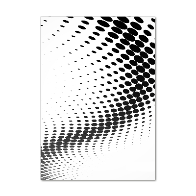 Print on a a glass Geometric background