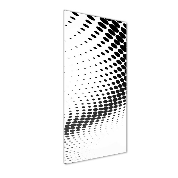 Print on a a glass Geometric background