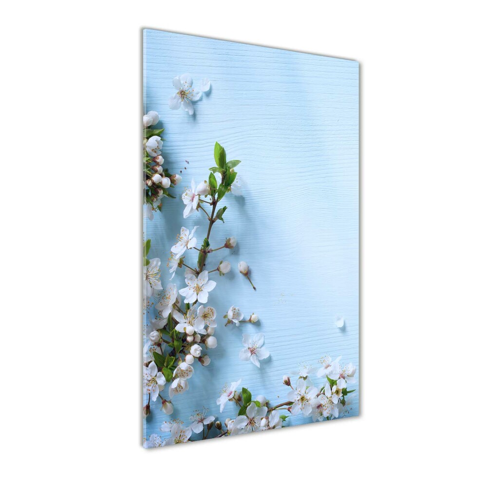 Photo printed on glass Cherry blossoms