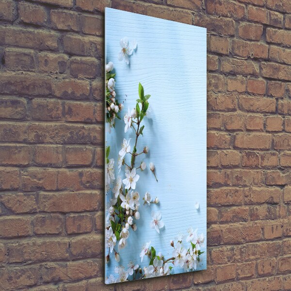 Photo printed on glass Cherry blossoms