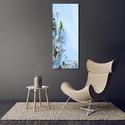 Photo printed on glass Cherry blossoms