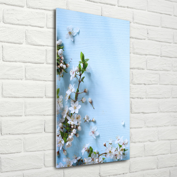 Photo printed on glass Cherry blossoms