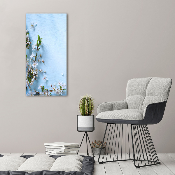 Photo printed on glass Cherry blossoms