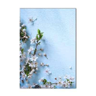 Photo printed on glass Cherry blossoms