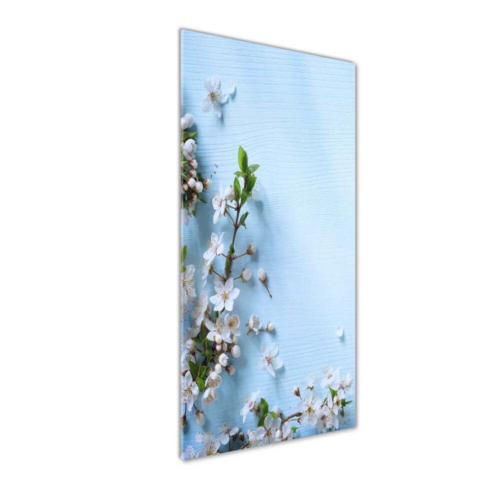 Photo printed on glass Cherry blossoms