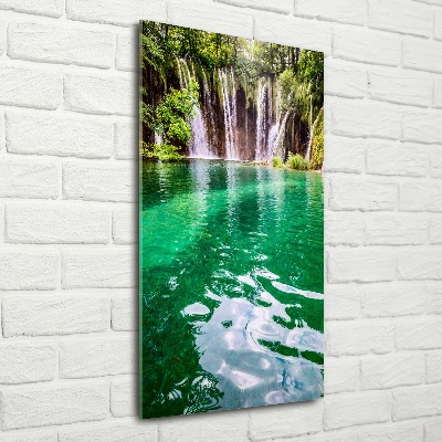 Photo printed on glass Plitwickie lakes