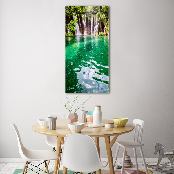 Photo printed on glass Plitwickie lakes