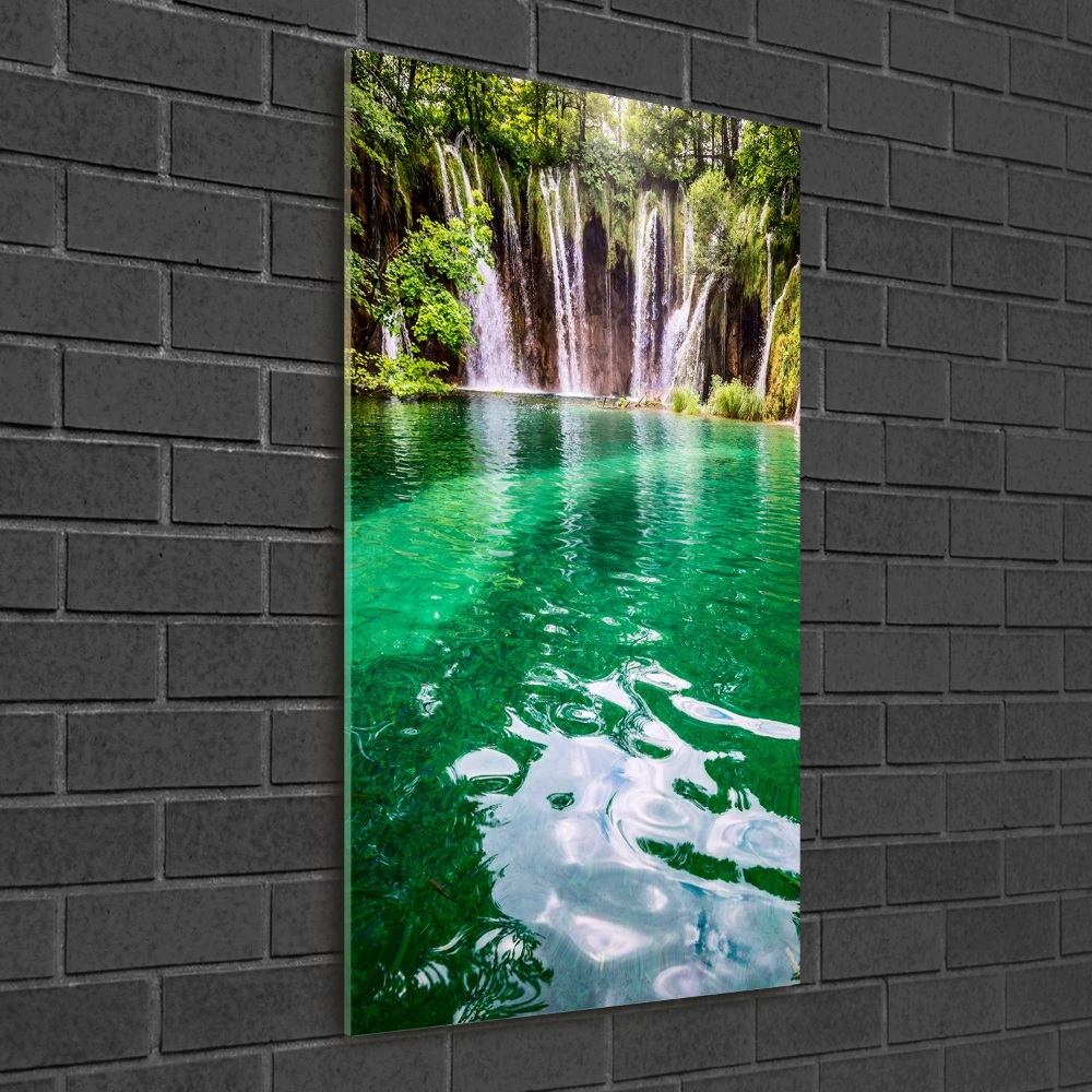 Photo printed on glass Plitwickie lakes