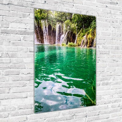 Photo printed on glass Plitwickie lakes