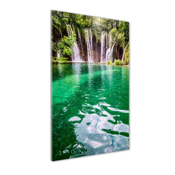 Photo printed on glass Plitwickie lakes