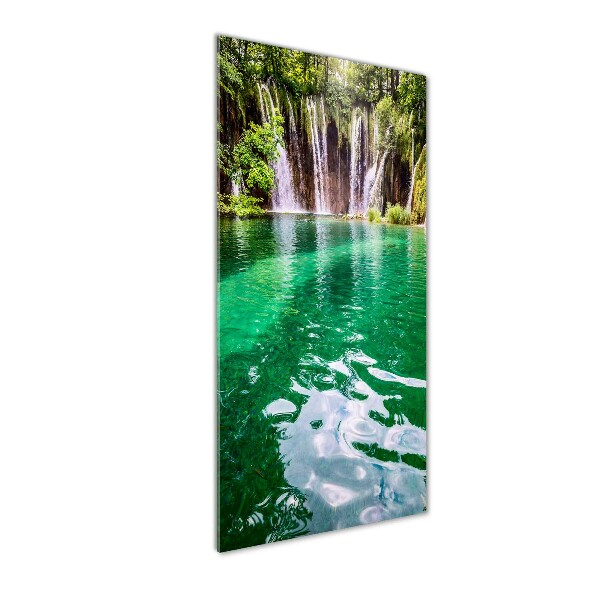 Photo printed on glass Plitwickie lakes