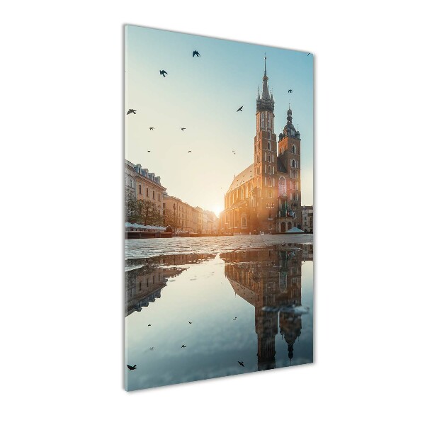 Printed glass wall art Cracow Poland