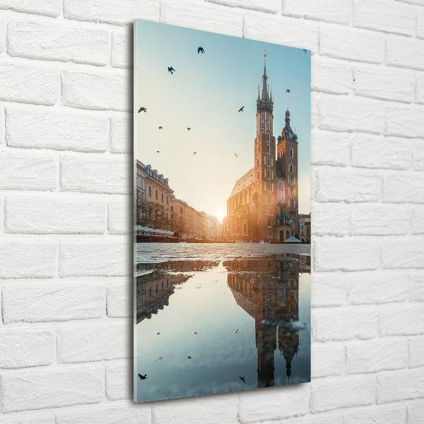 Printed glass wall art Cracow Poland