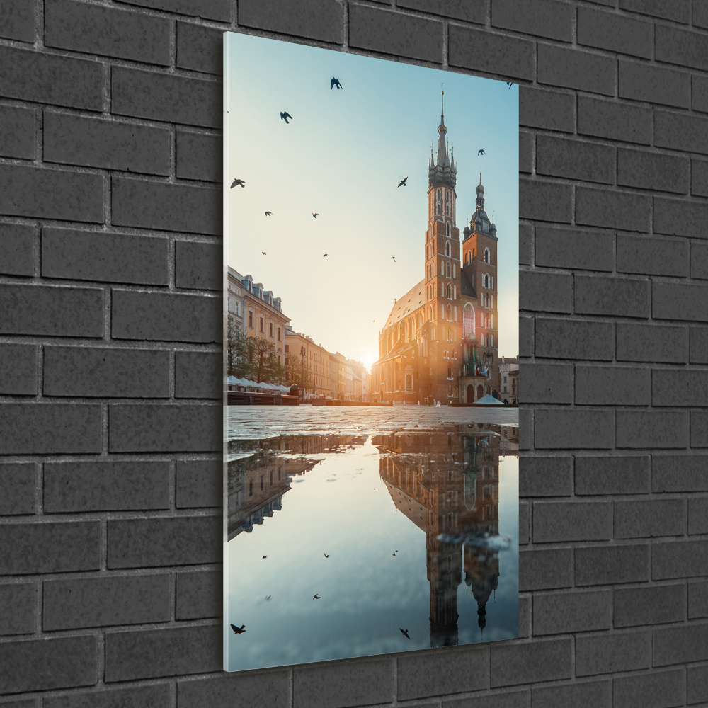 Printed glass wall art Cracow Poland