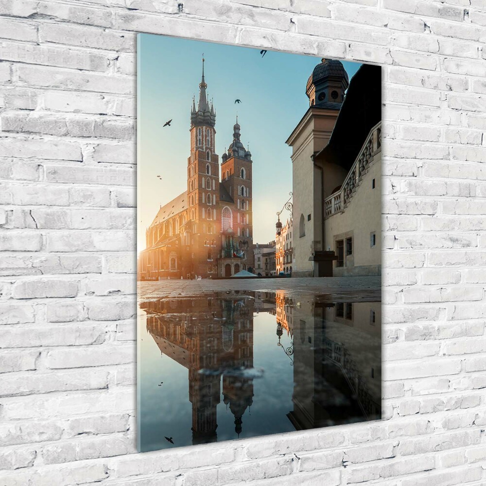 Printed glass wall art Cracow Poland