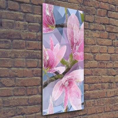 Photo printed on glass Magnolia