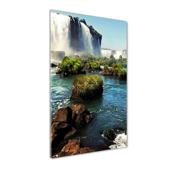 Photo printed on glass Igaz waterfall