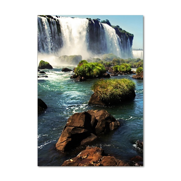 Photo printed on glass Igaz waterfall