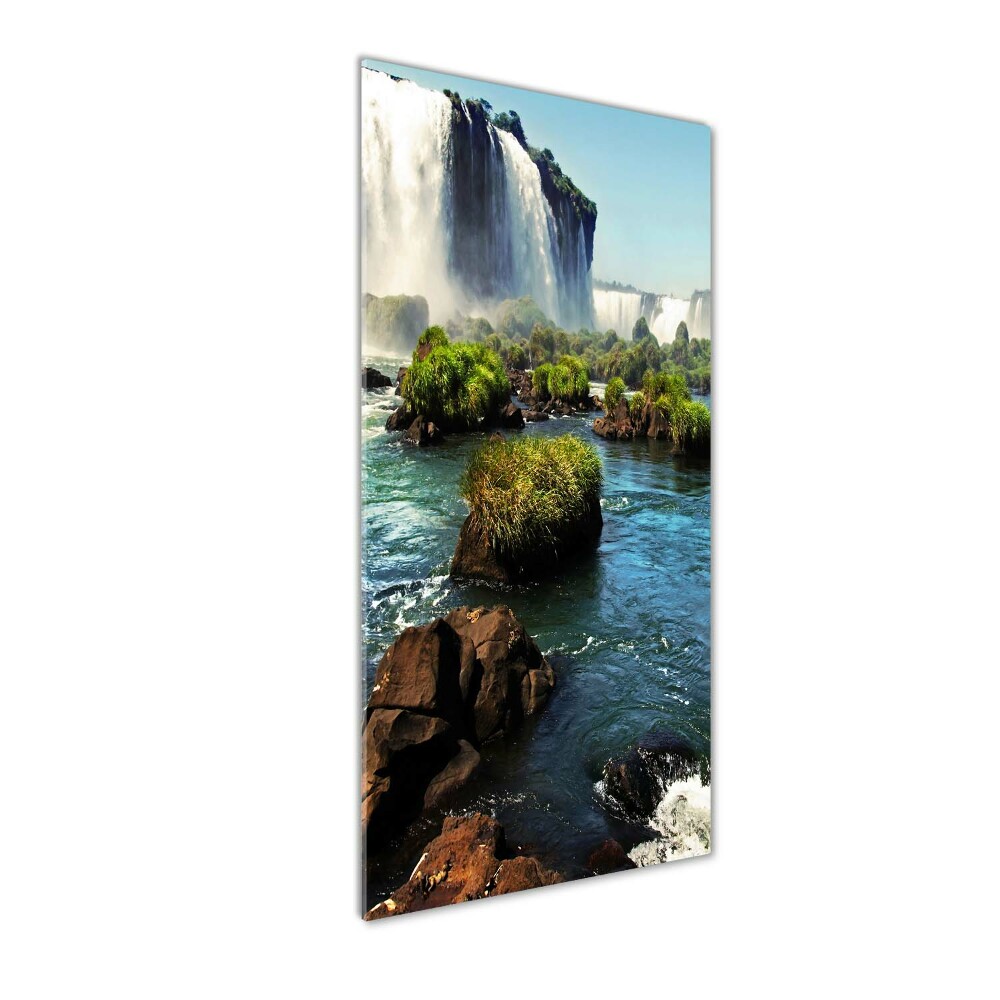 Photo printed on glass Igaz waterfall