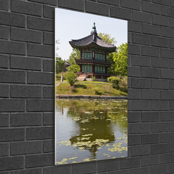 Photo printed on glass Japanese park