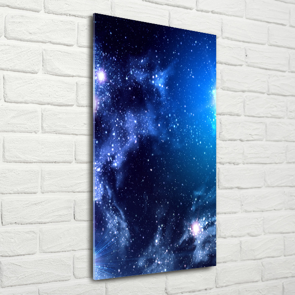 Photo printed on glass Nebula