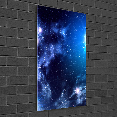 Photo printed on glass Nebula