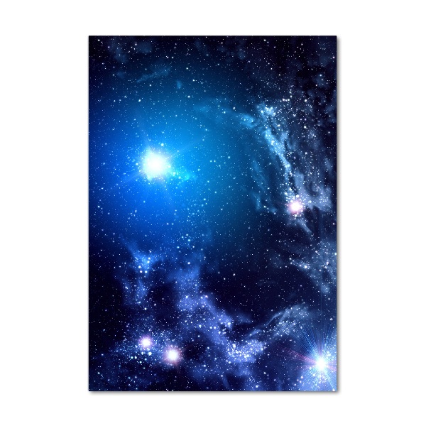 Photo printed on glass Nebula