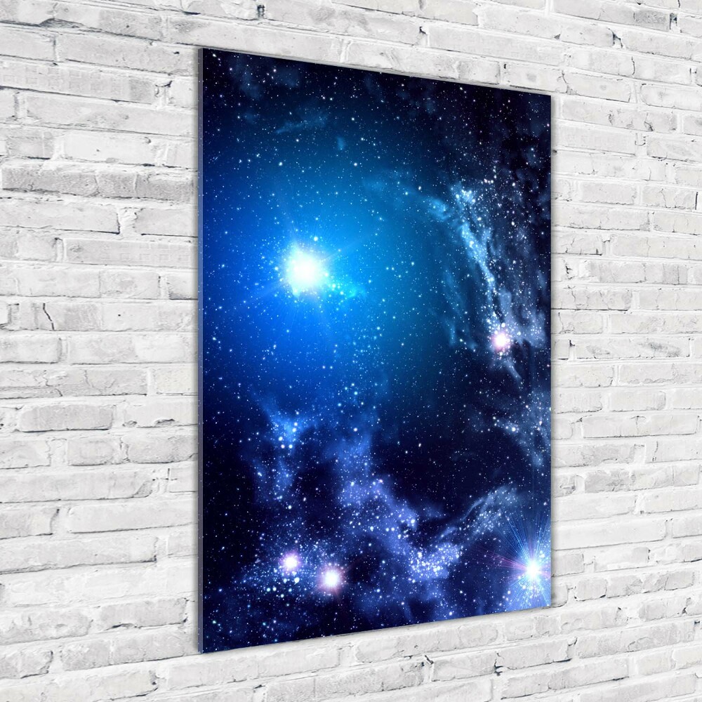 Photo printed on glass Nebula