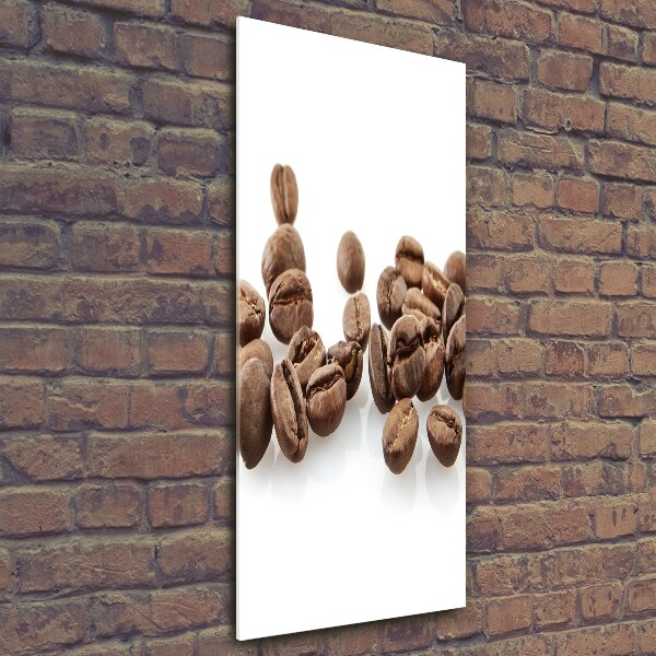 Print on a a glass Coffee beans