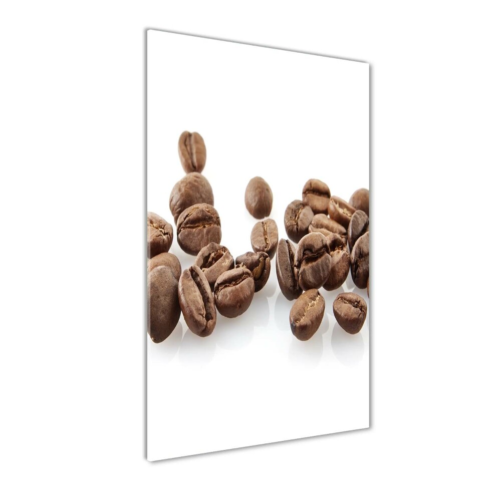 Print on a a glass Coffee beans