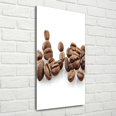 Print on a a glass Coffee beans