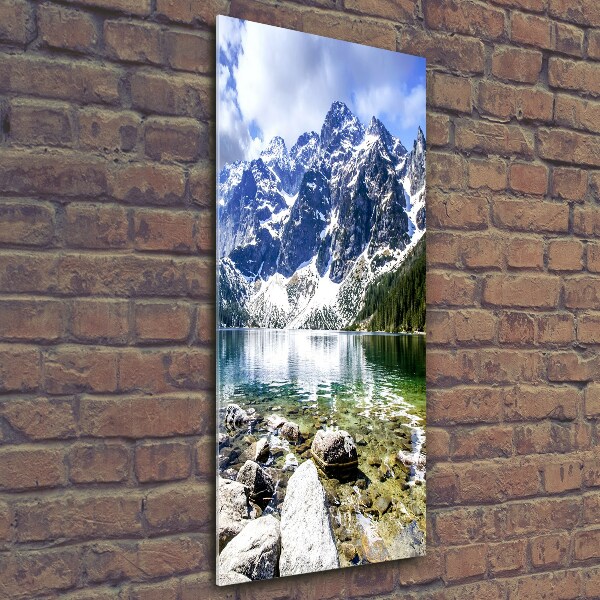 Wall art on glass Morskie Oko Tatry