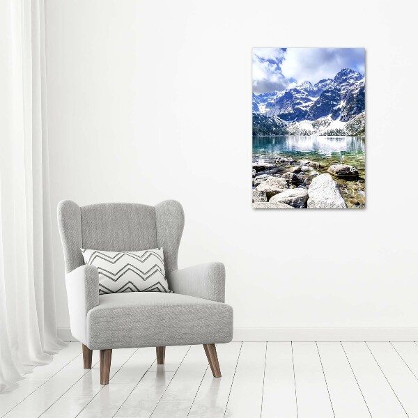 Wall art on glass Morskie Oko Tatry