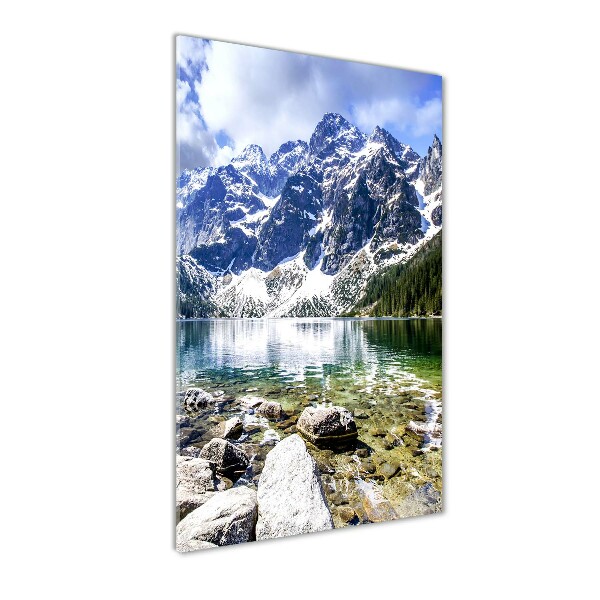 Wall art on glass Morskie Oko Tatry