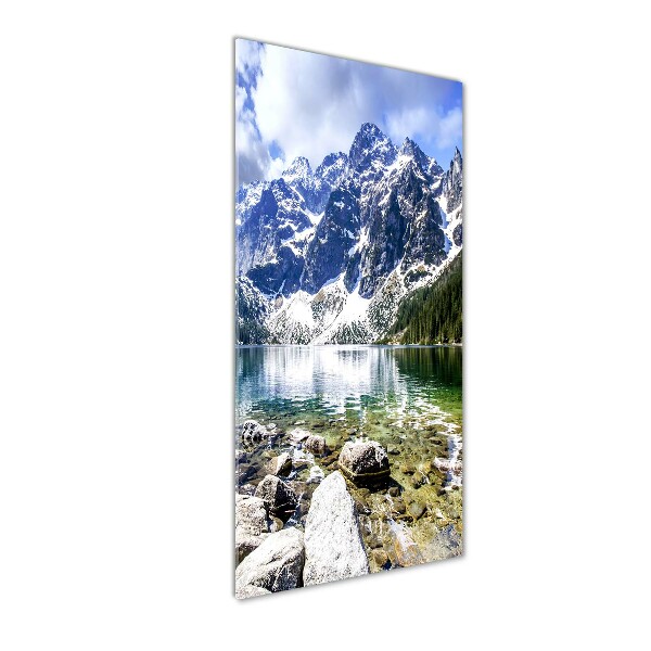 Wall art on glass Morskie Oko Tatry