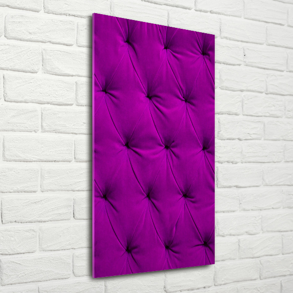 Glass wall art Velvet wall