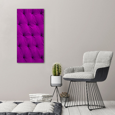 Glass wall art Velvet wall