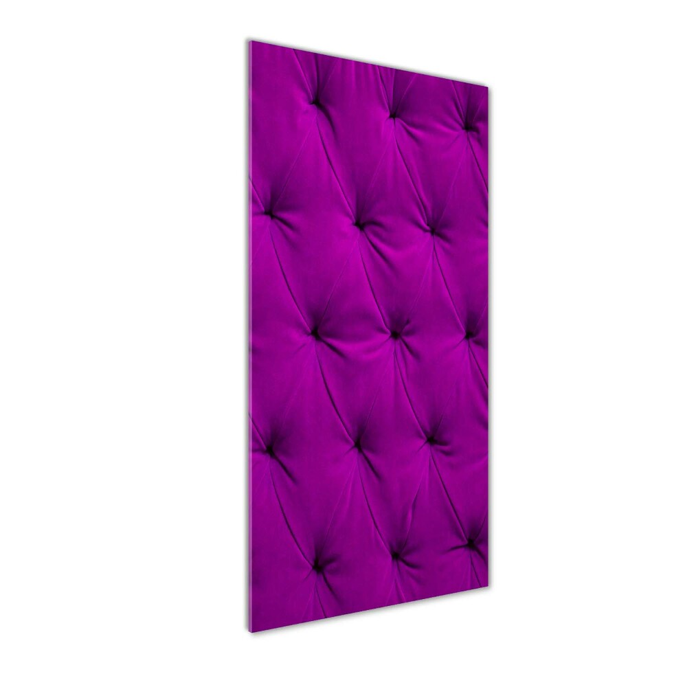 Glass wall art Velvet wall