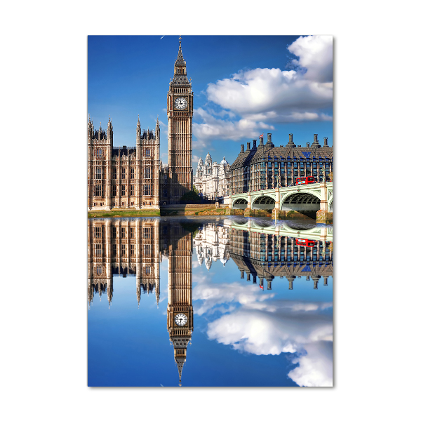 Wall art on glass Big Ben London