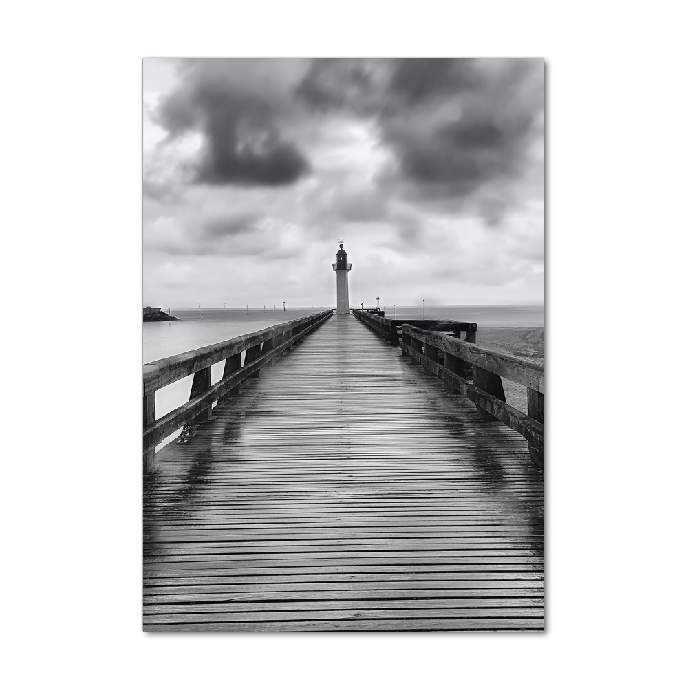 Wall art on glass Lighthouse