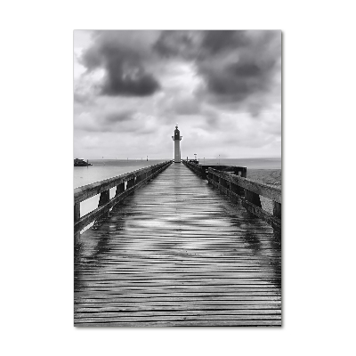 Wall art on glass Lighthouse