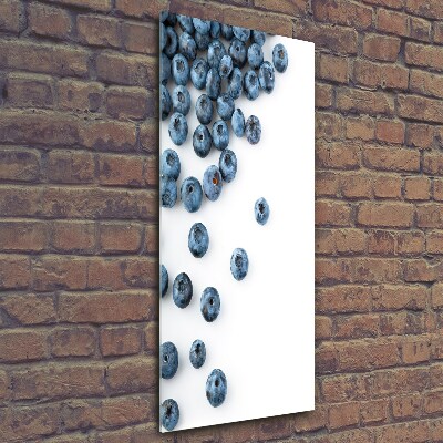 Glass picture wall art Berries