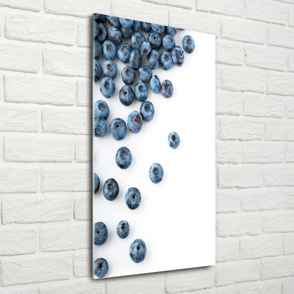 Glass picture wall art Berries