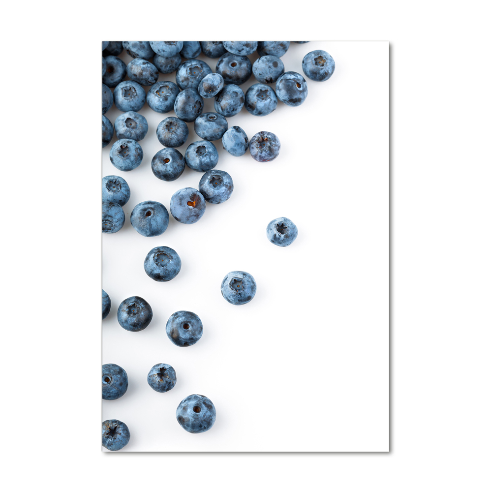 Glass picture wall art Berries