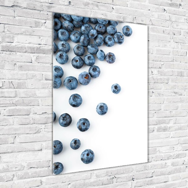 Glass picture wall art Berries